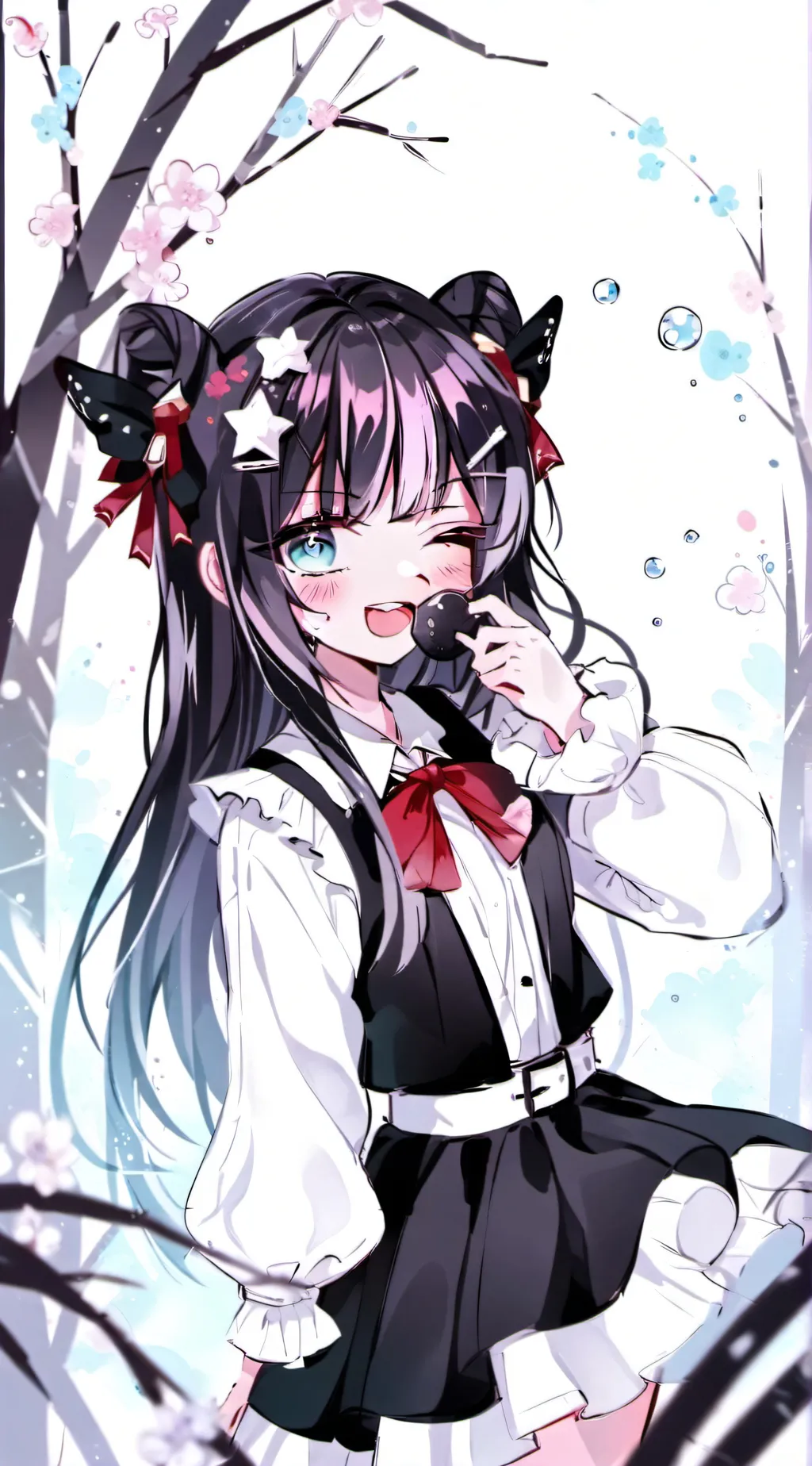 ai character: Nyxie background