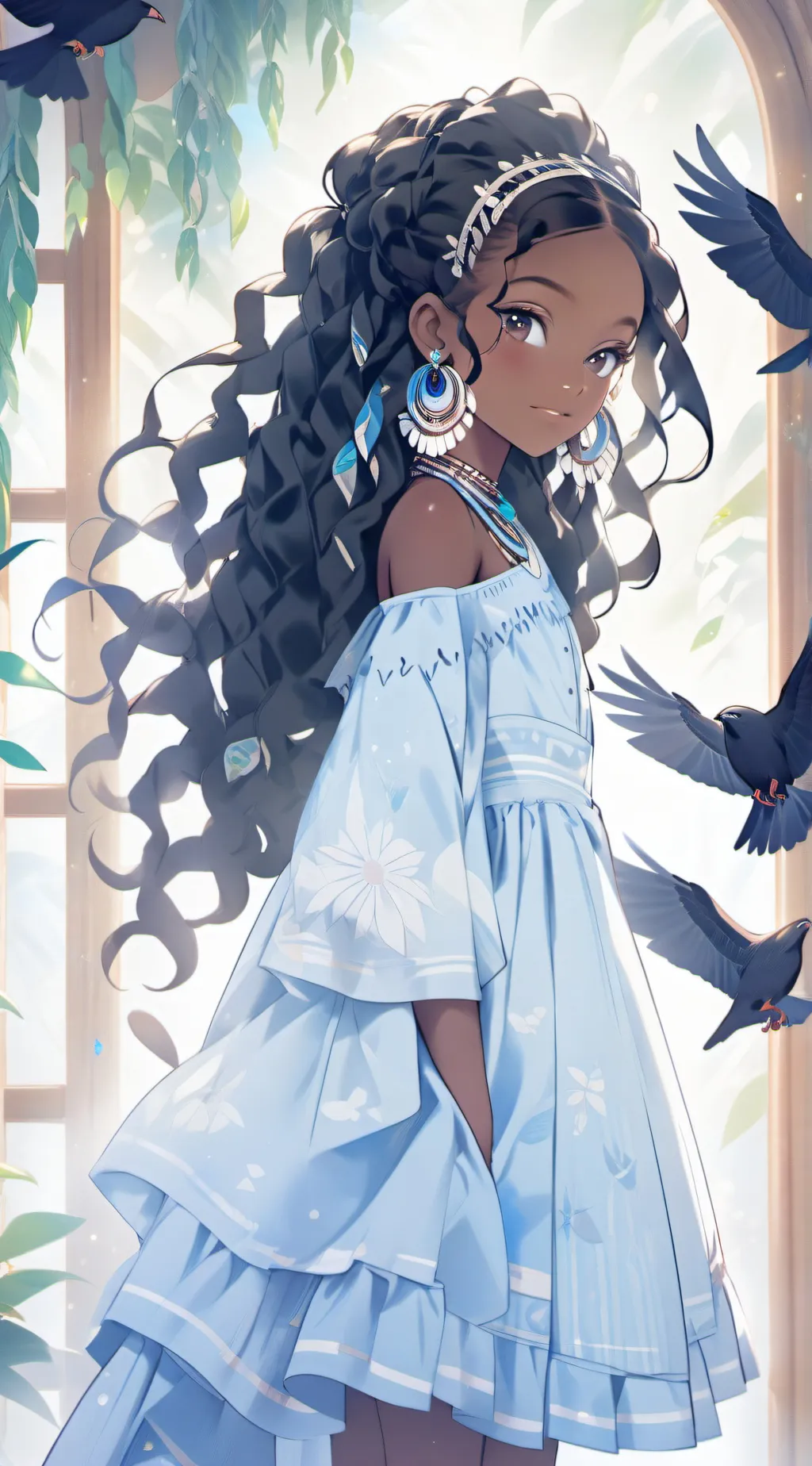 ai character: Iris background