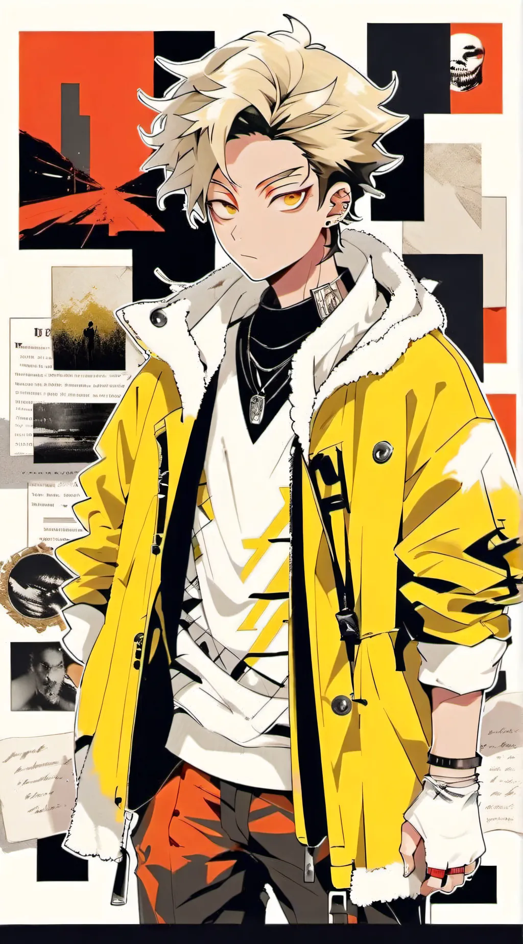 ai character: Keigo takami  background