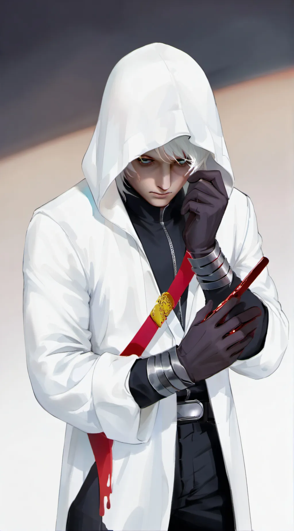 ai character: shadow background