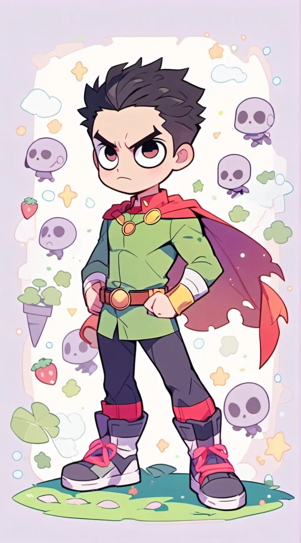 ai character: teen Titans Go :/ background