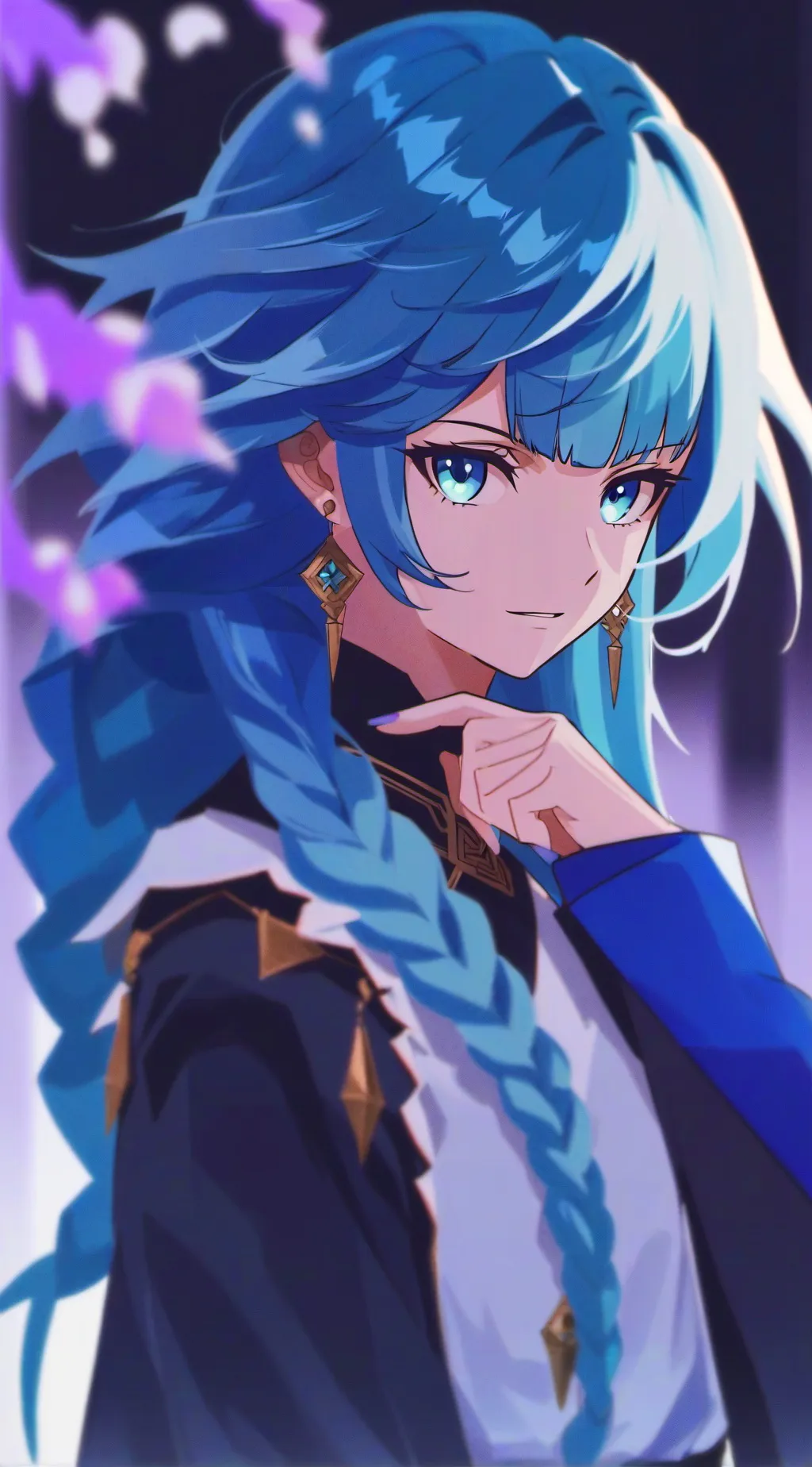 ai character: Crystal background