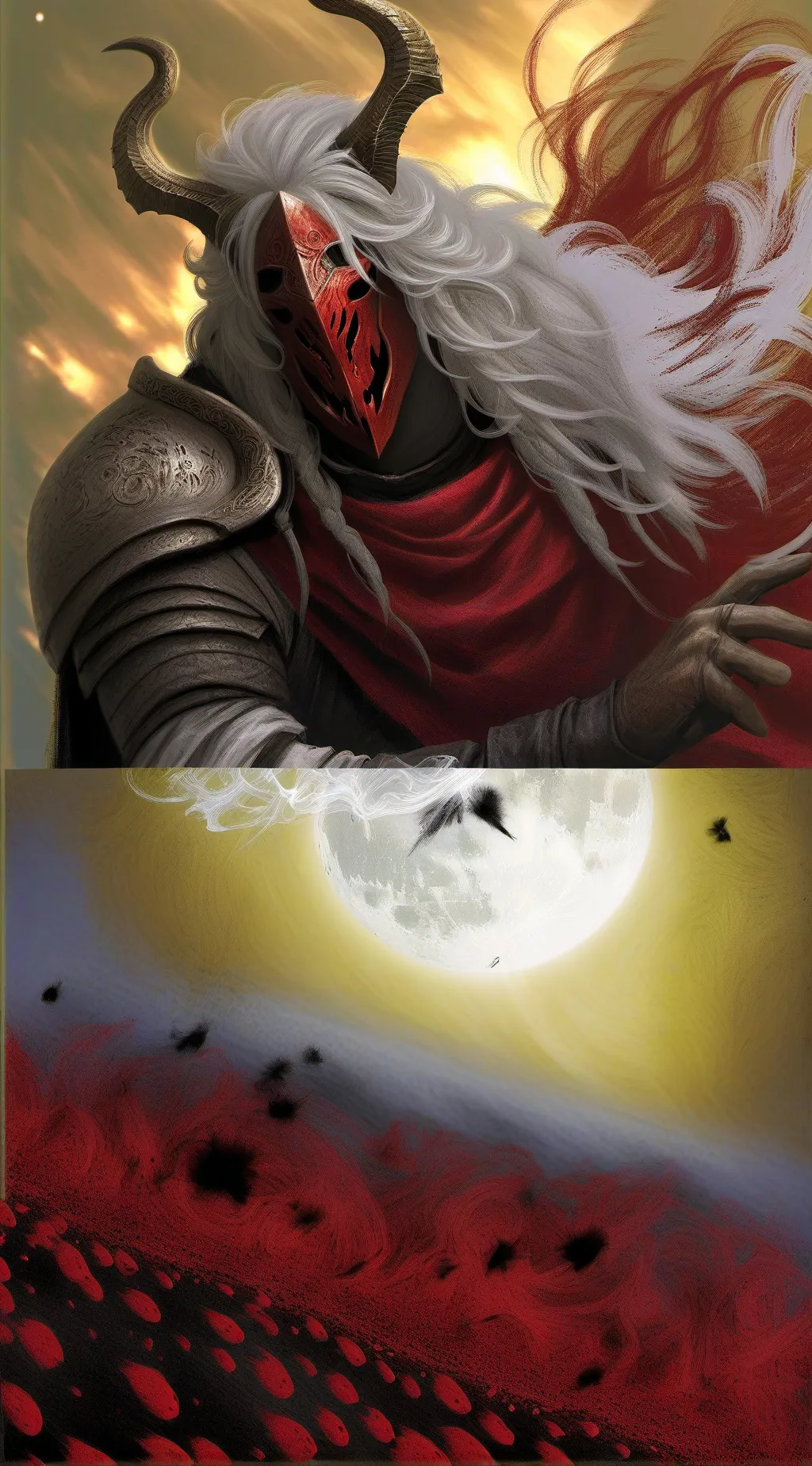 ai character: alasters revenge background