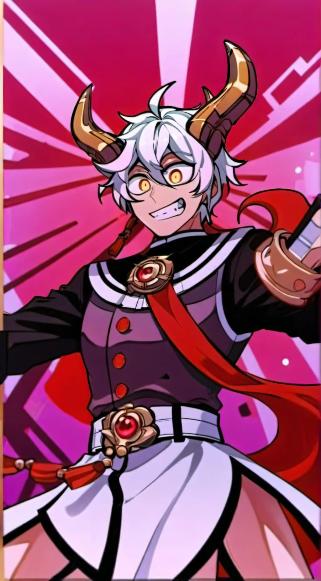 ai character: Lucifer  background