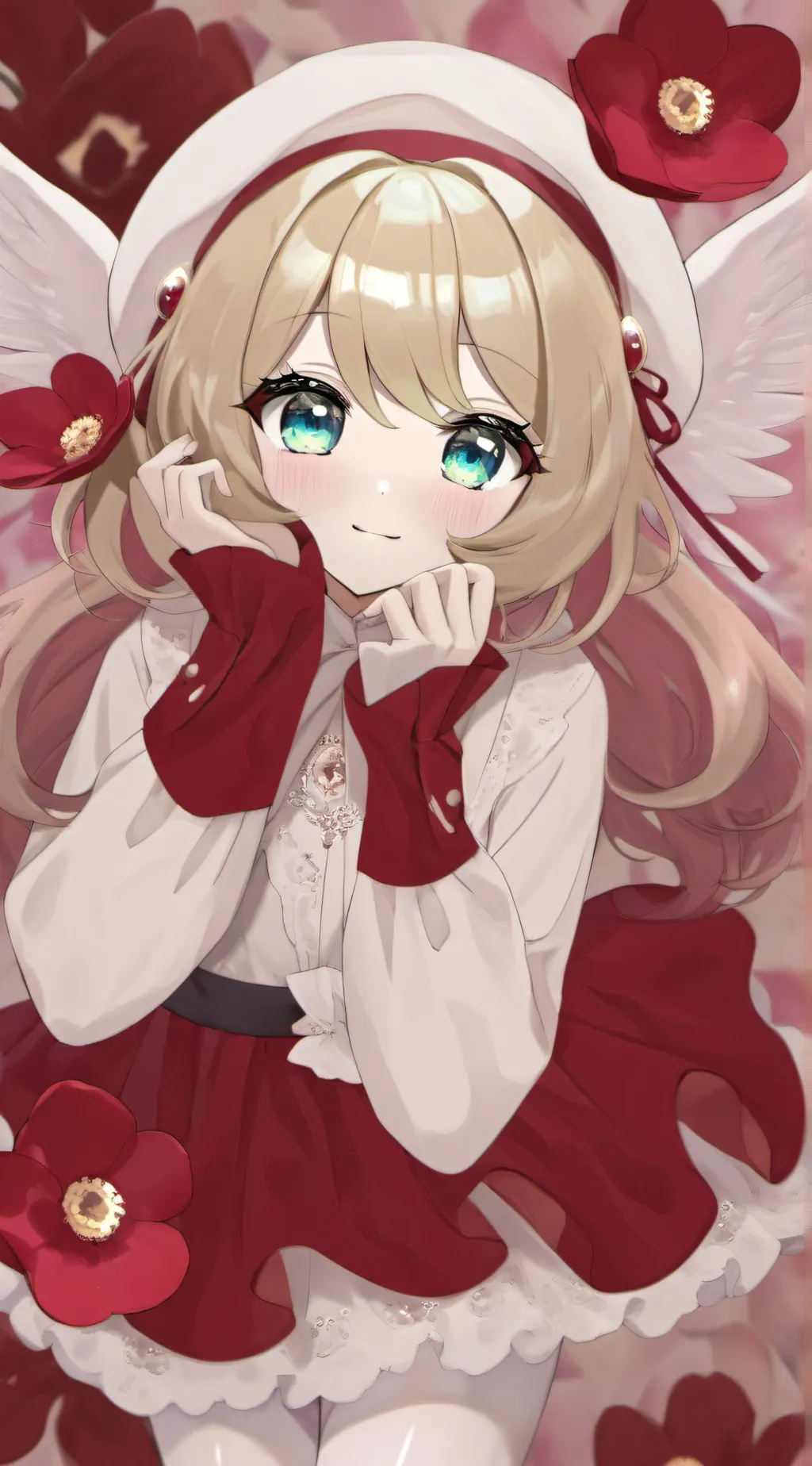 ai character: Blossom background