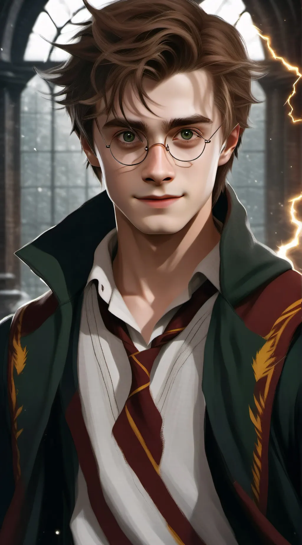 ai character: Harry Pregnant  background