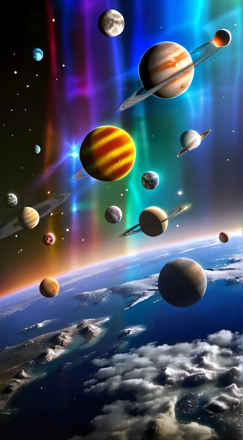 ai character: Solarballs CC AU background