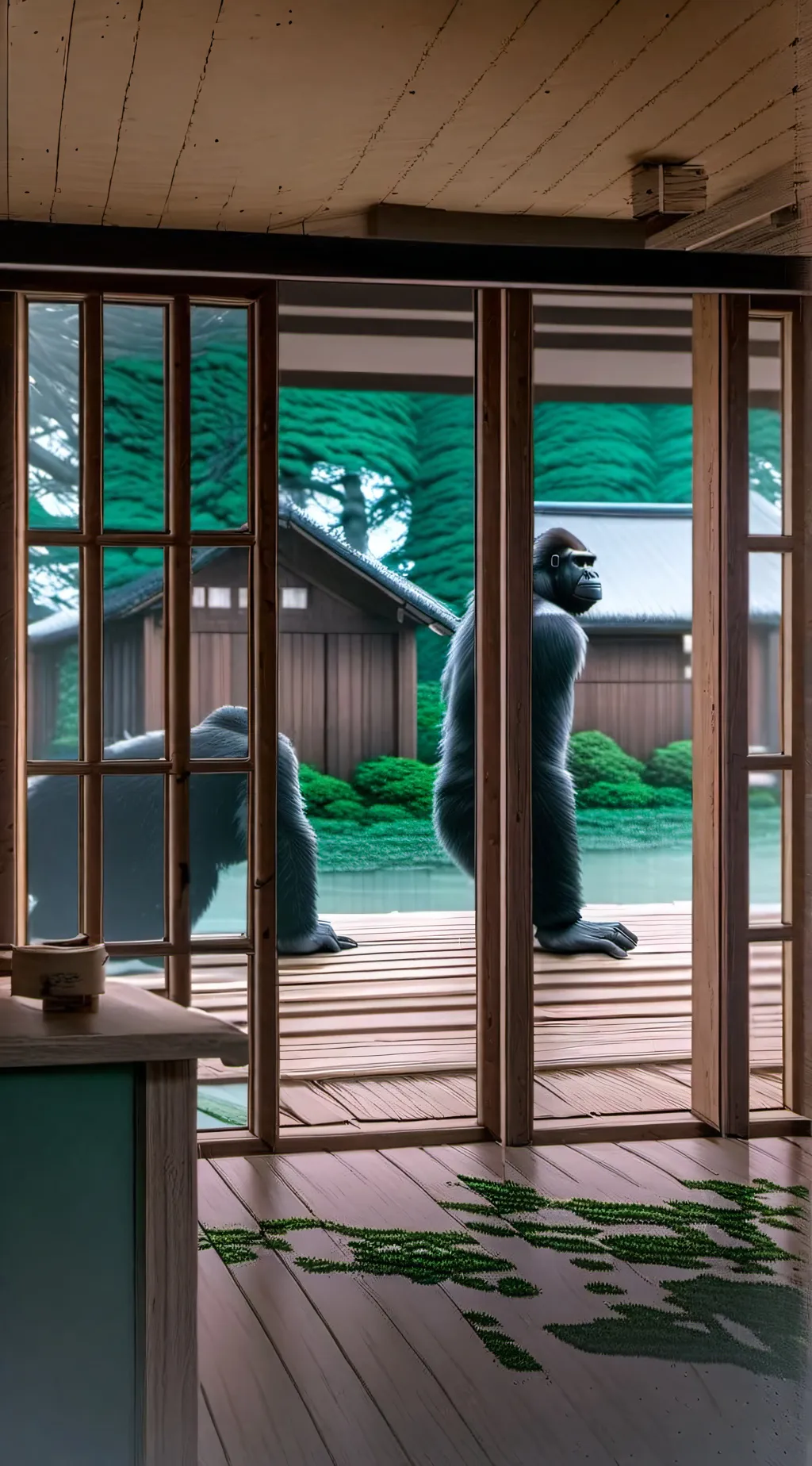 ai character: gorilla tag background