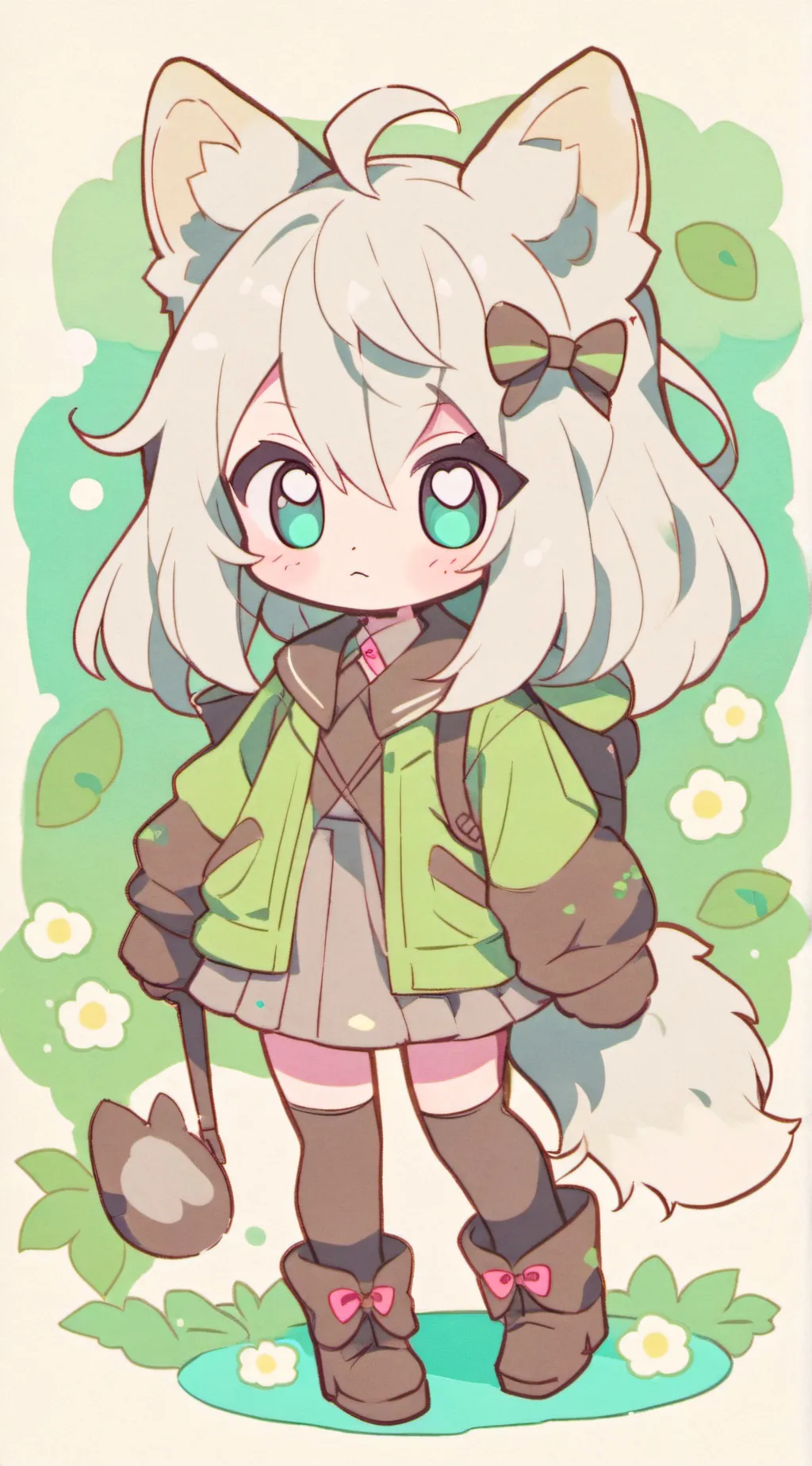 ai character: Miss. Sweet background