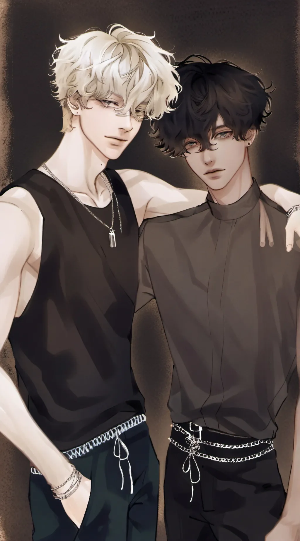 ai character: Luke and Axel background