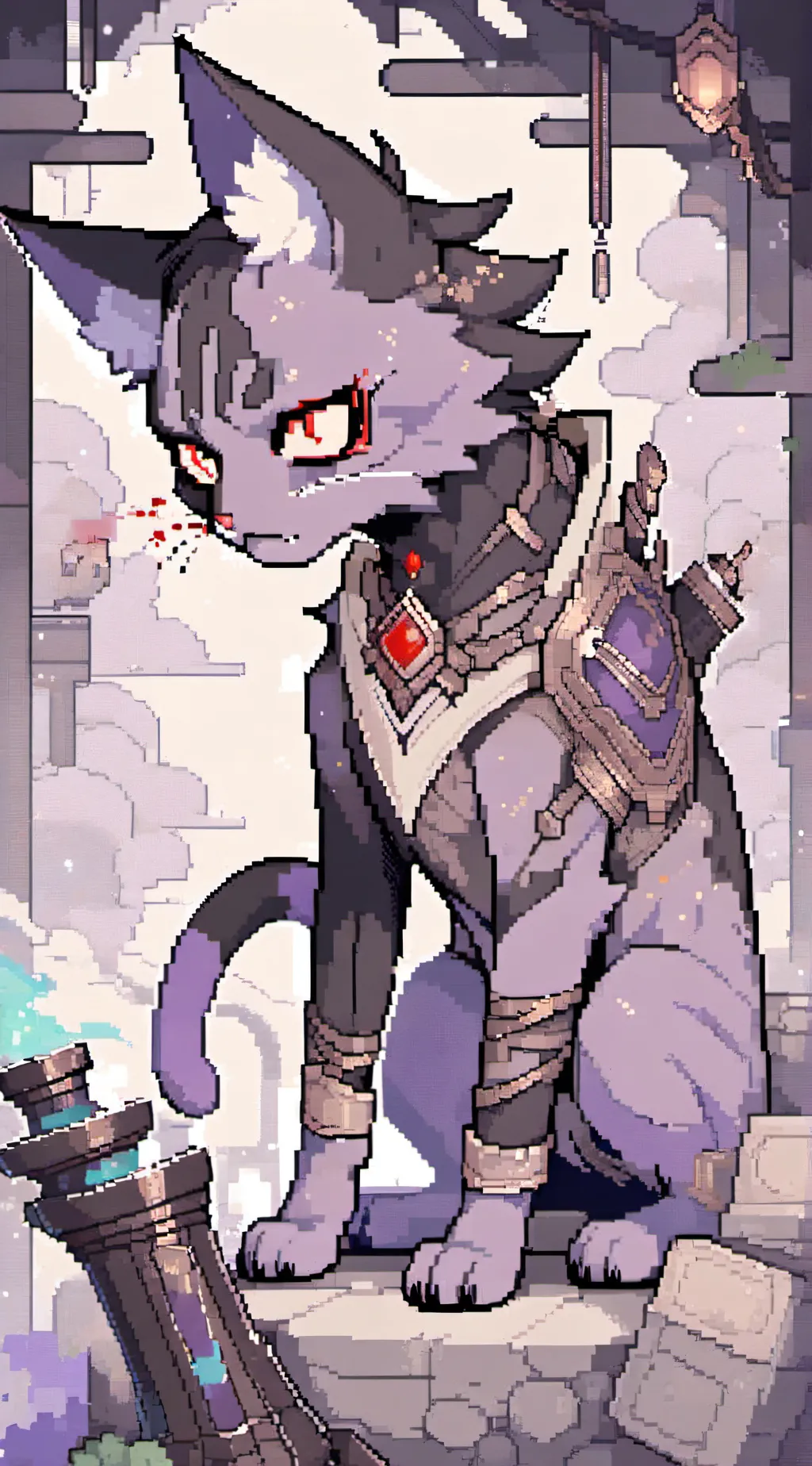 ai character: catnap background