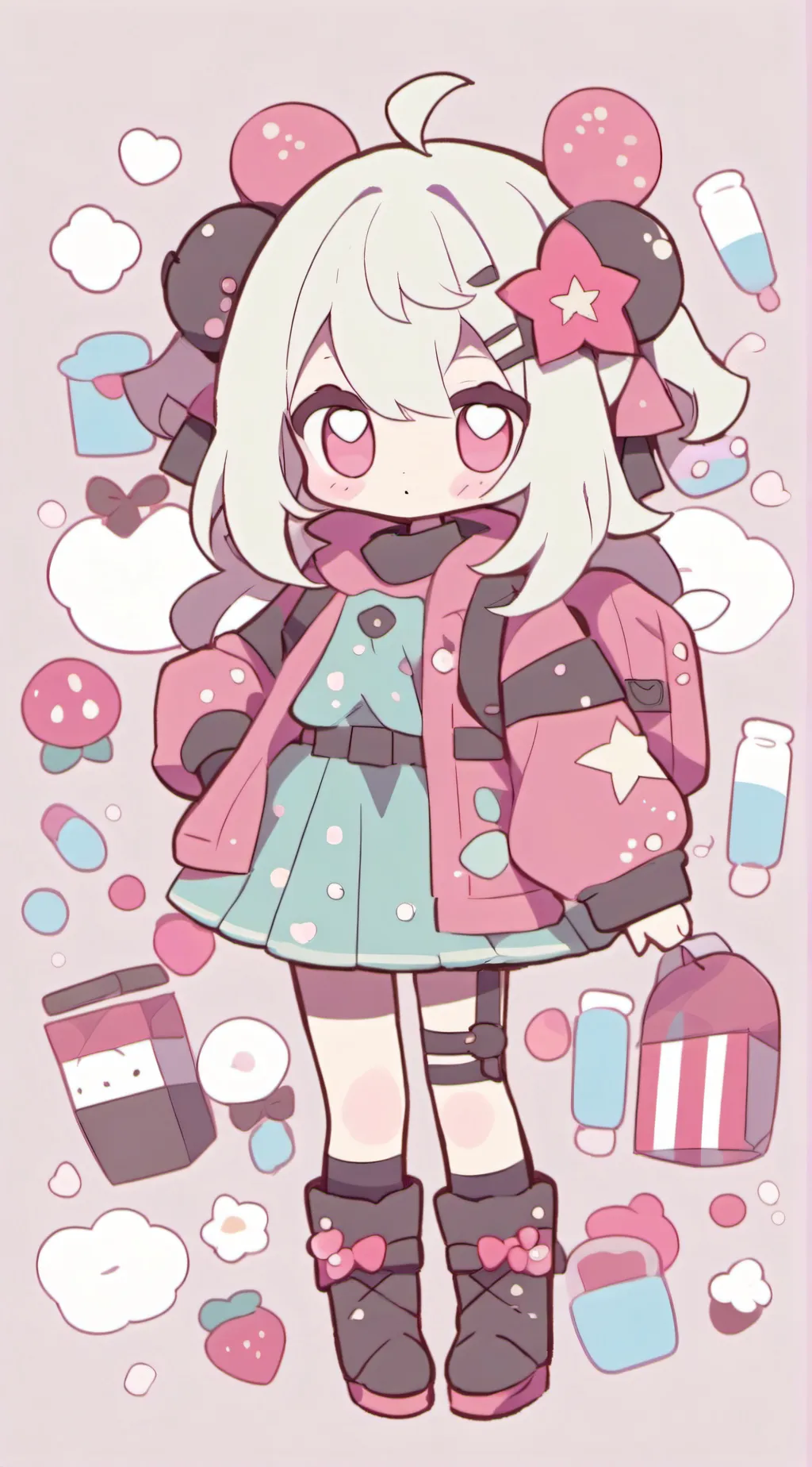 ai character: Fight mha 😈👹 background