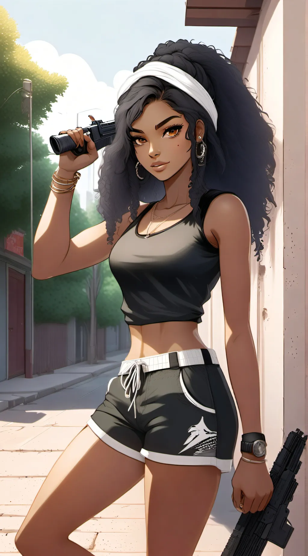 ai character: Lisa  background