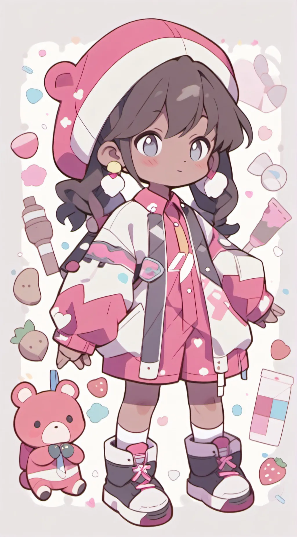 ai character: Summer  background