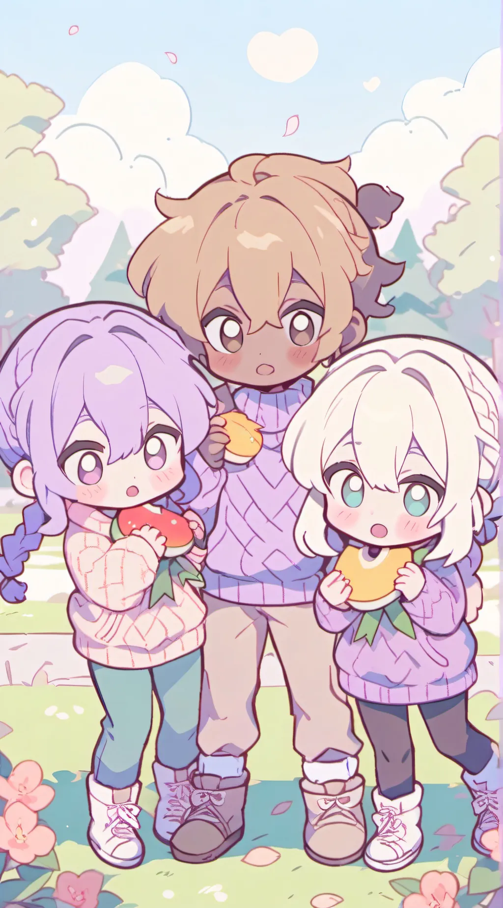 ai character: lollipop book ahle background