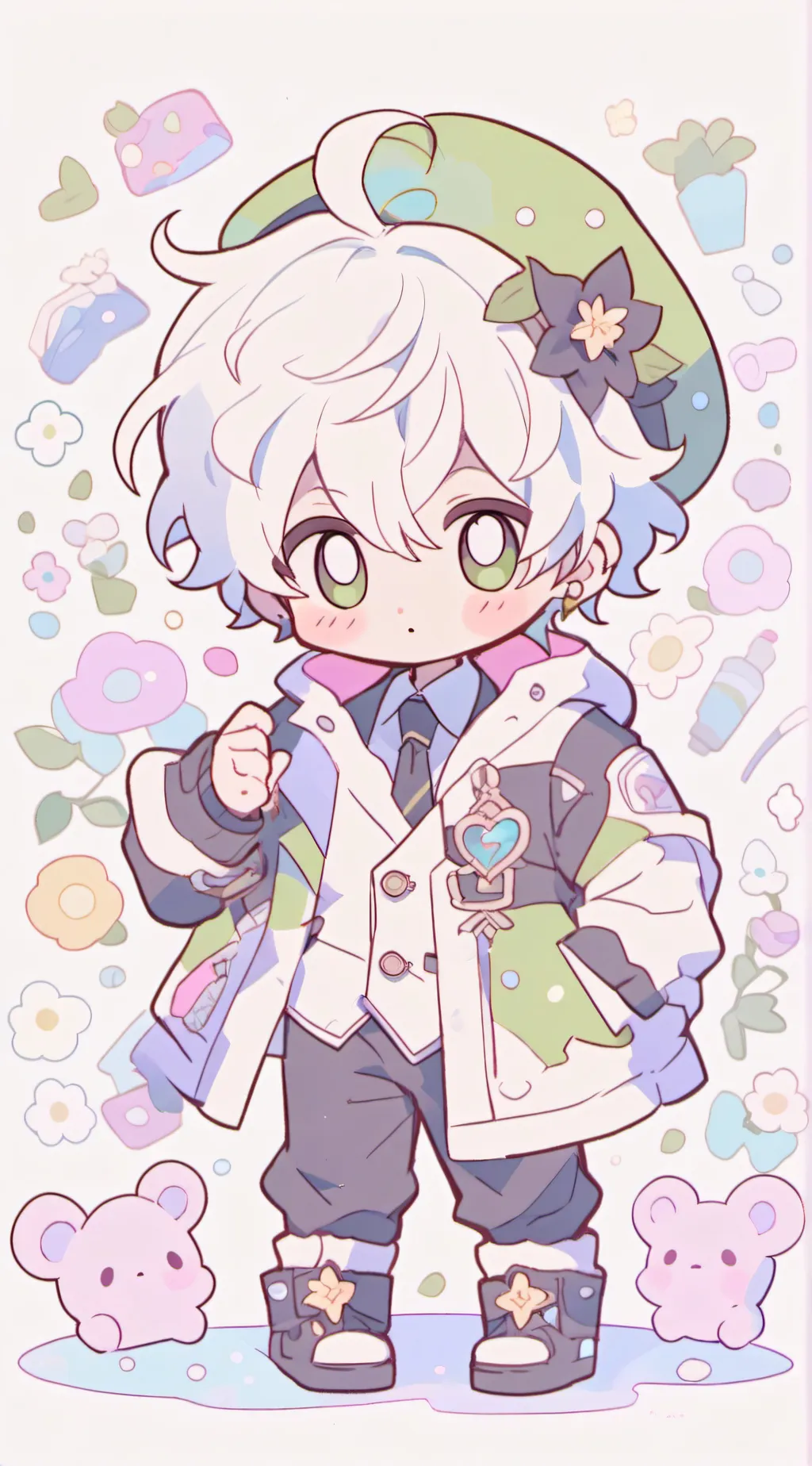 ai character: Mha!! background