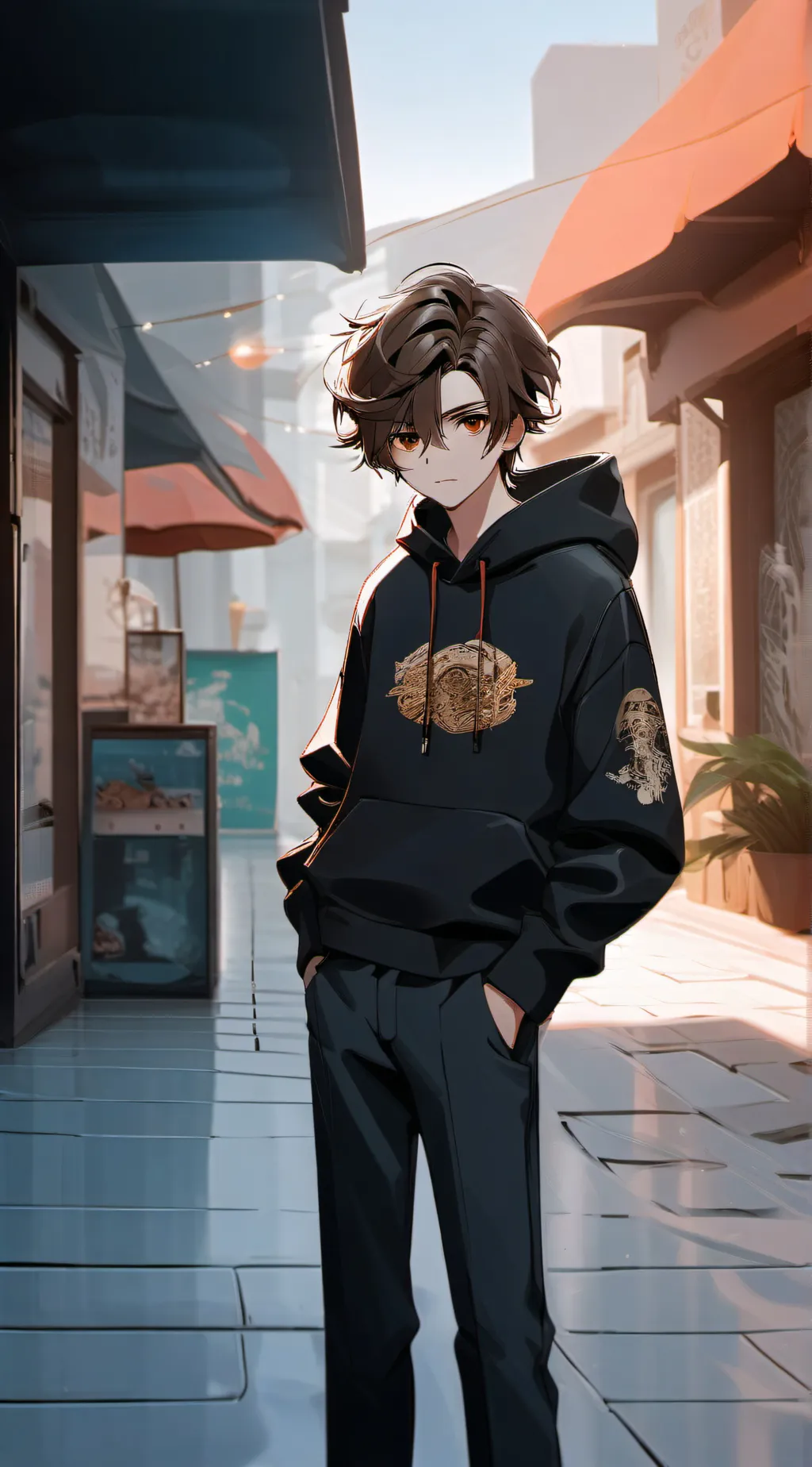 ai character: Kaden  background