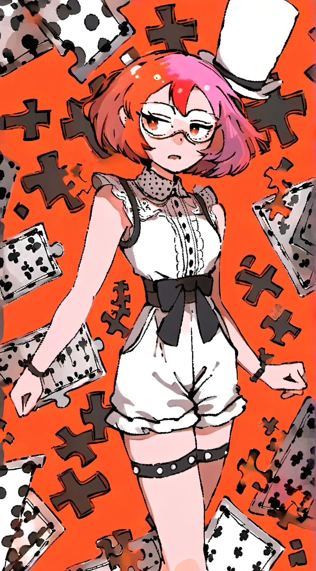 ai character: Puzzle  background