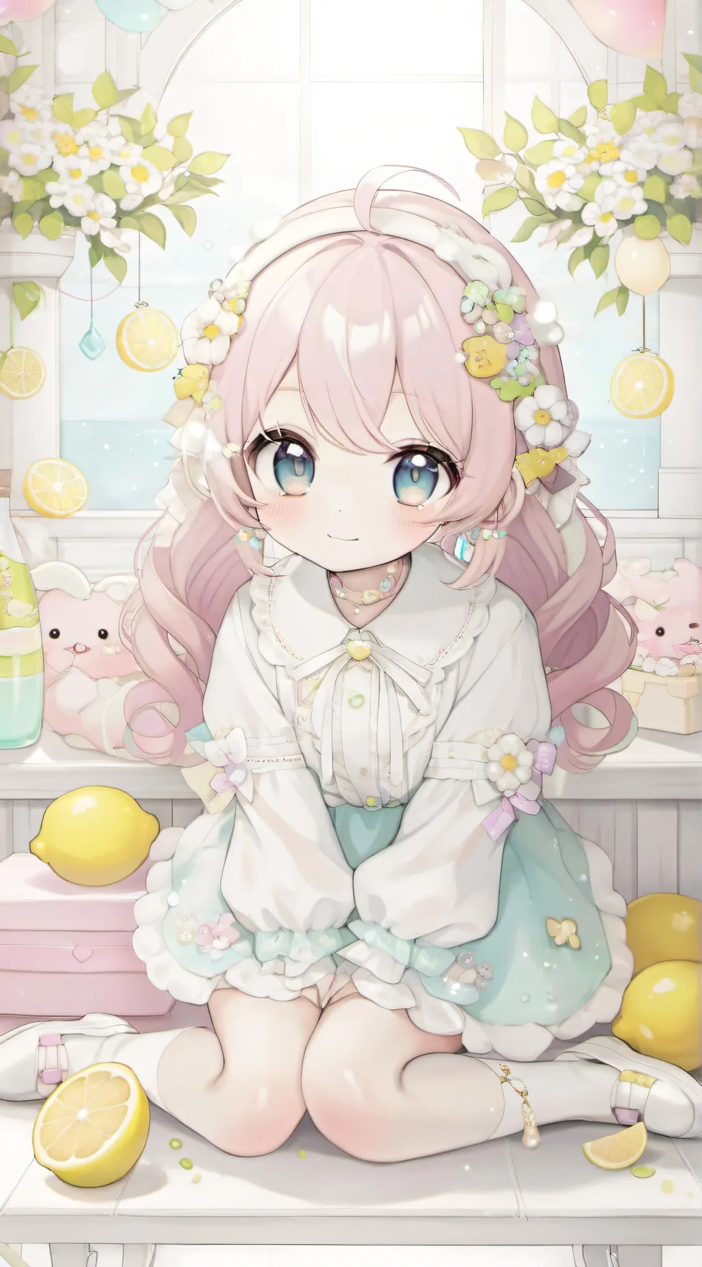 ai character: lemon baby background