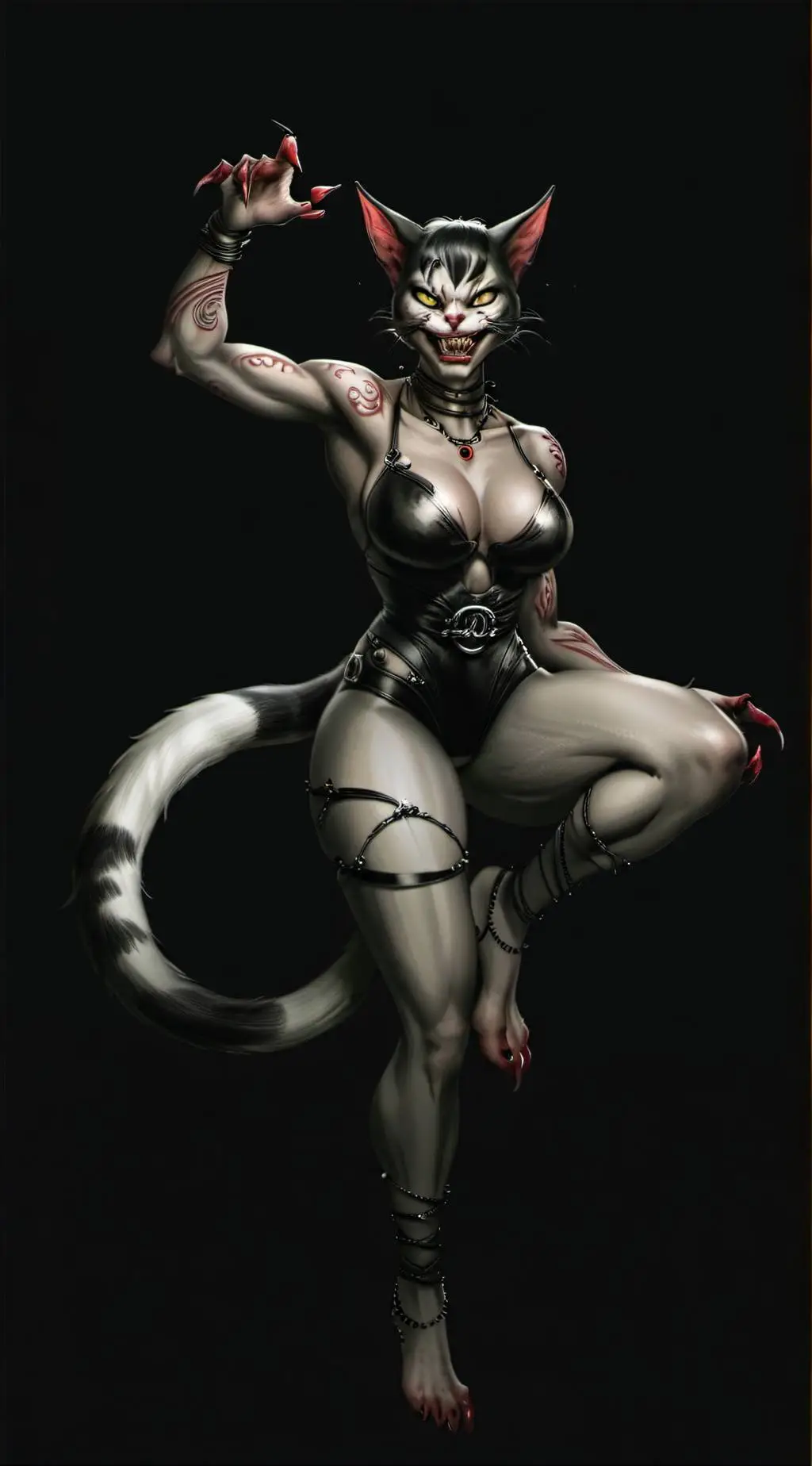 ai character: Cheshire Cat  background