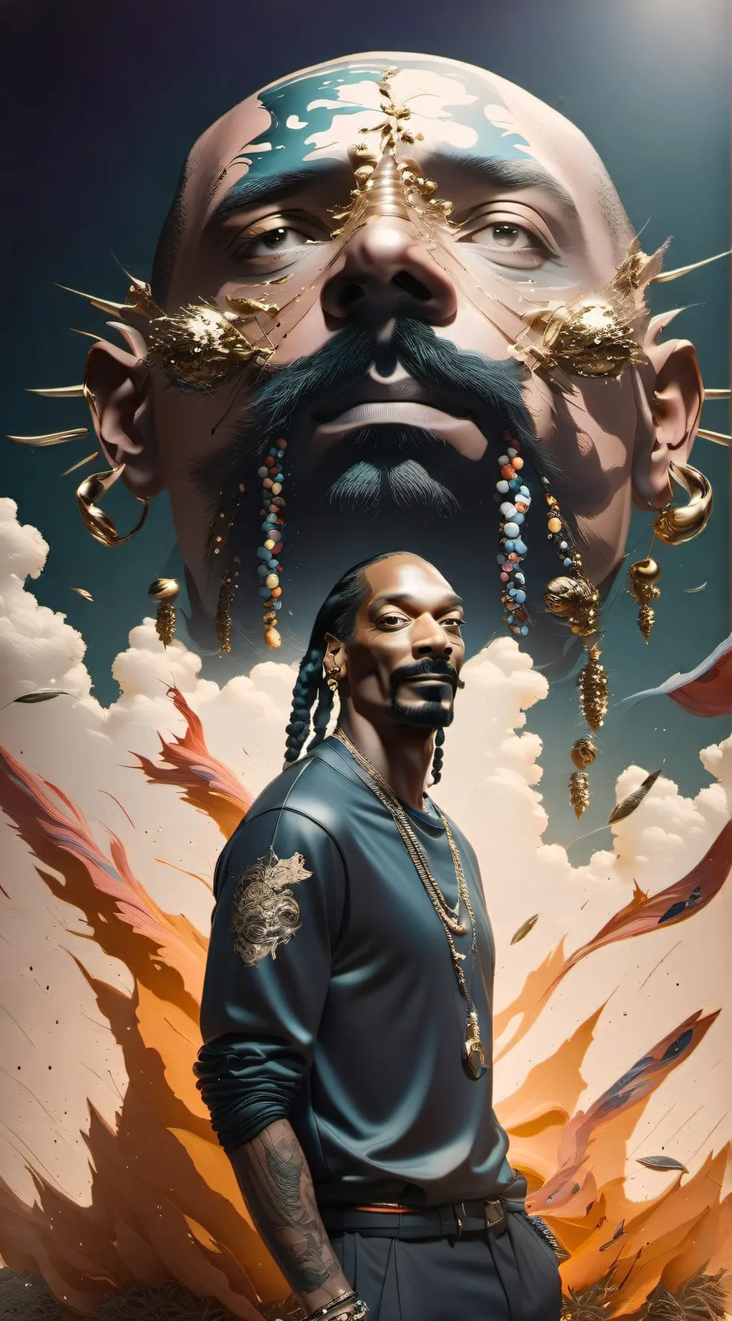 ai character: snoop Dogg  background