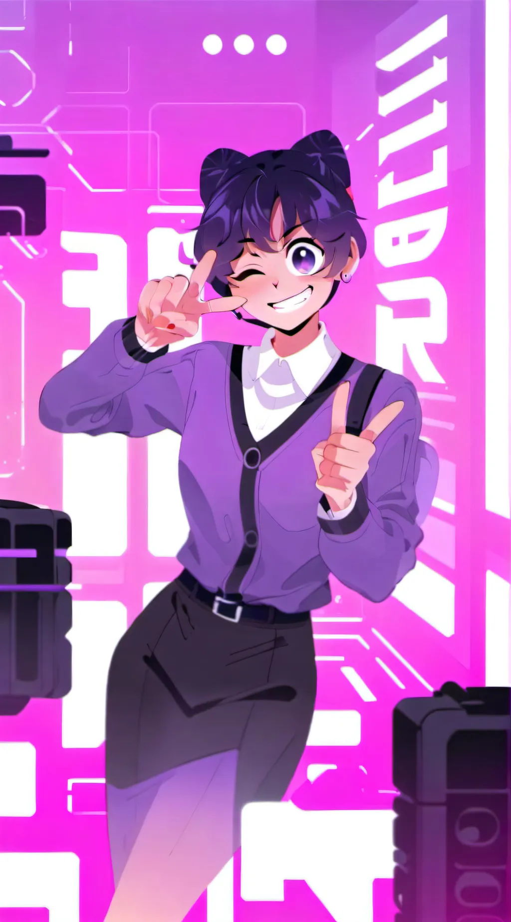 ai character: Jellybean  background