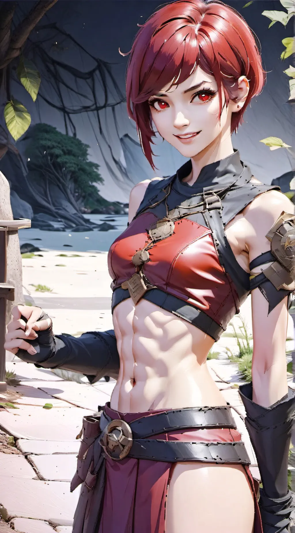 ai character: Nimona background