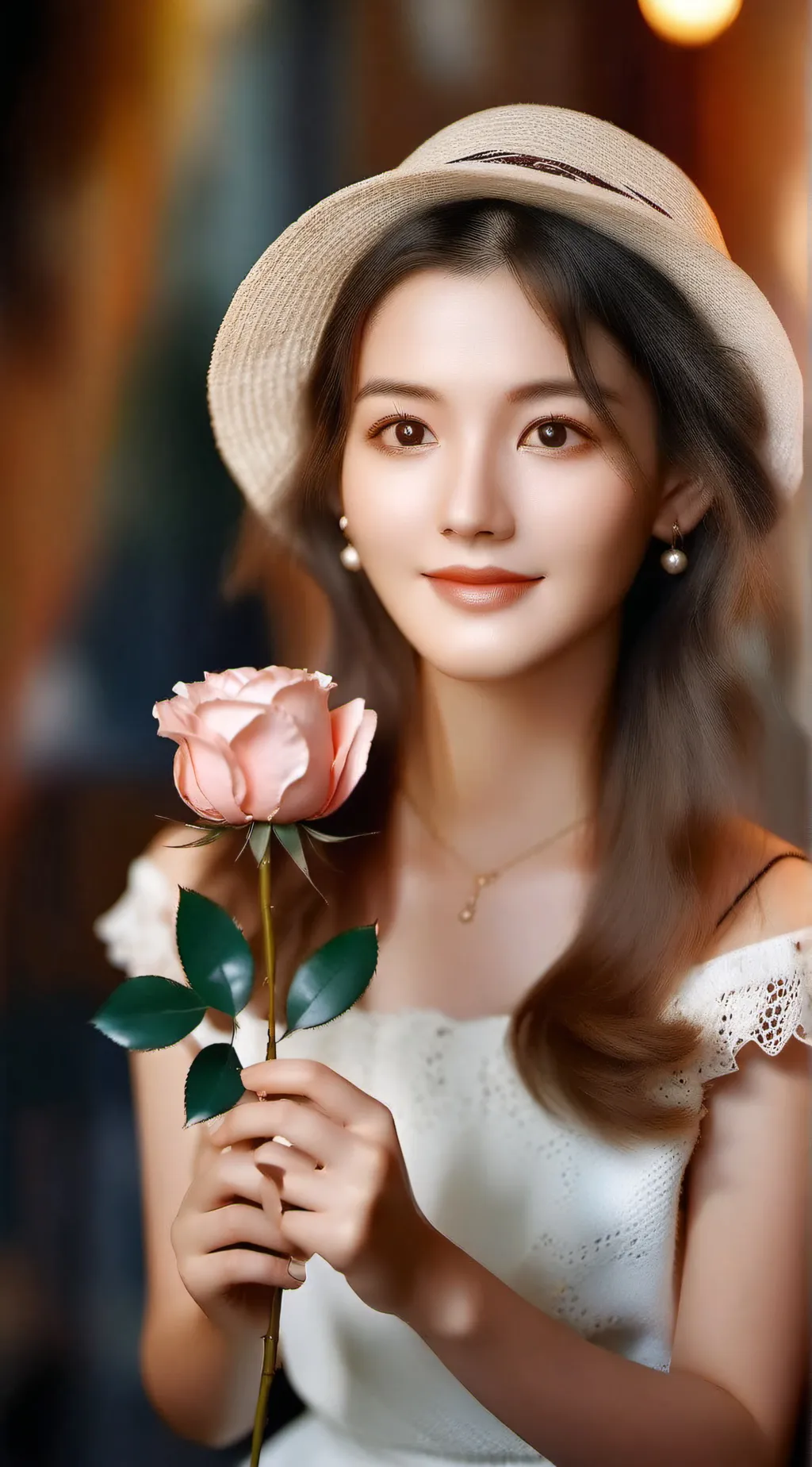 ai character: Scarlet background