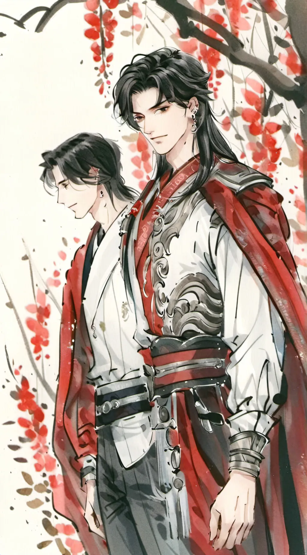 ai character: jake and Noah  background