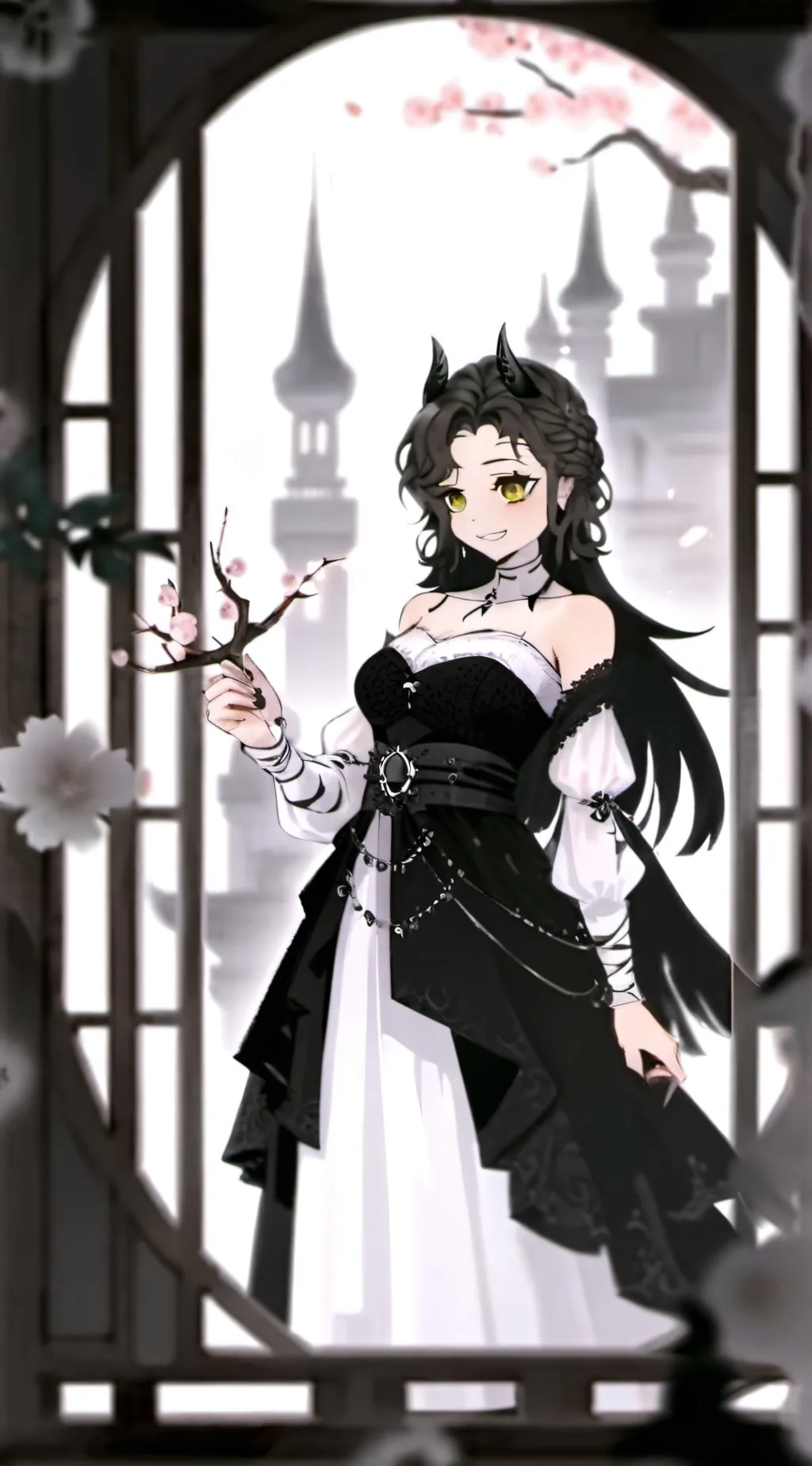 ai character: Dawn background