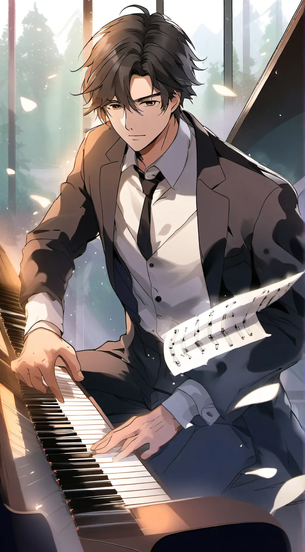 ai character: Patrick  background