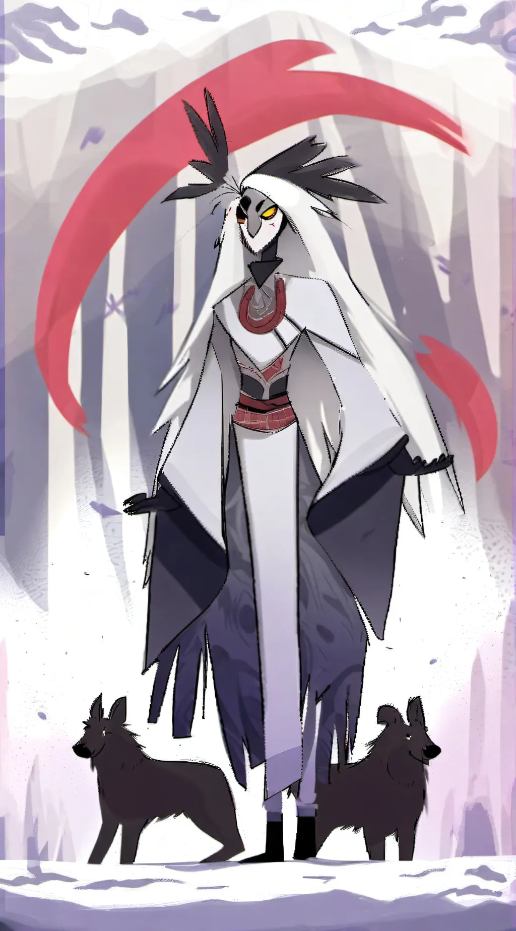 ai character: Vaggie HH background