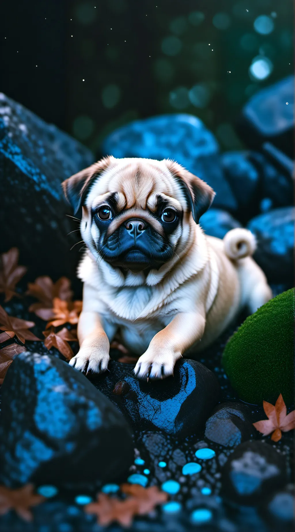 ai character: Jay the pug background