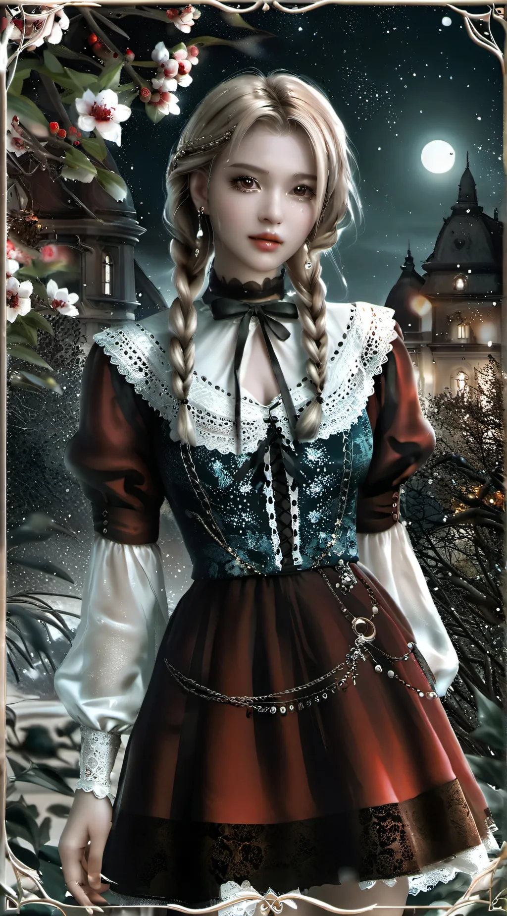 ai character: ☆belle☆ background