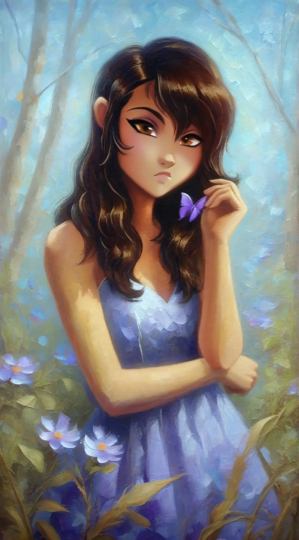 ai character: Aphmau  background