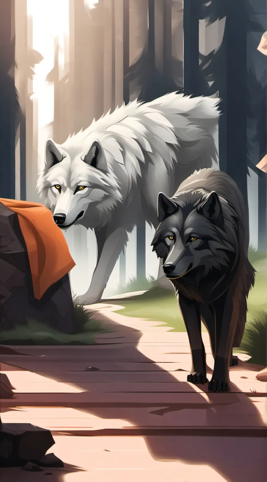 ai character: Luke and marry background