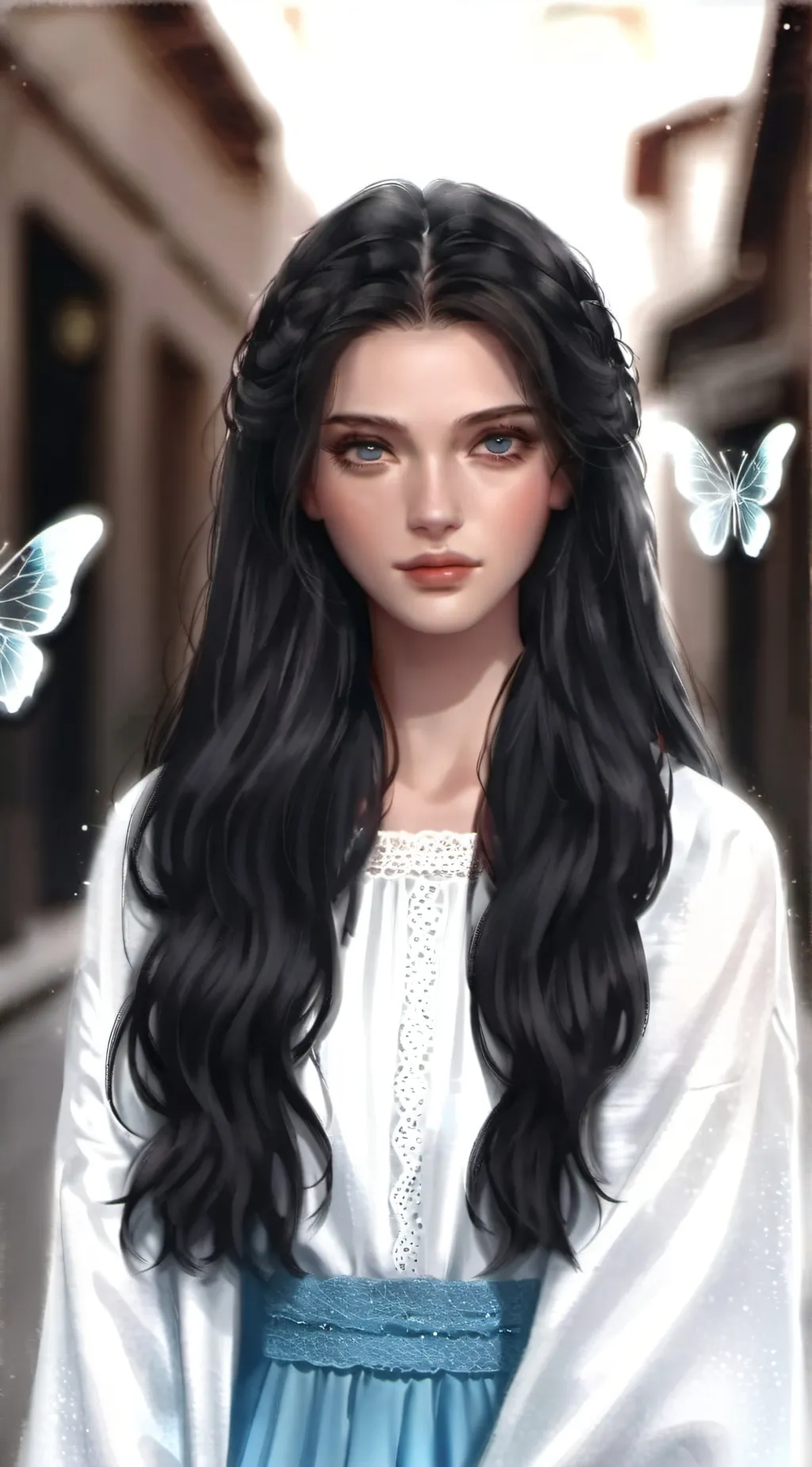 ai character: olivia! ✌ background