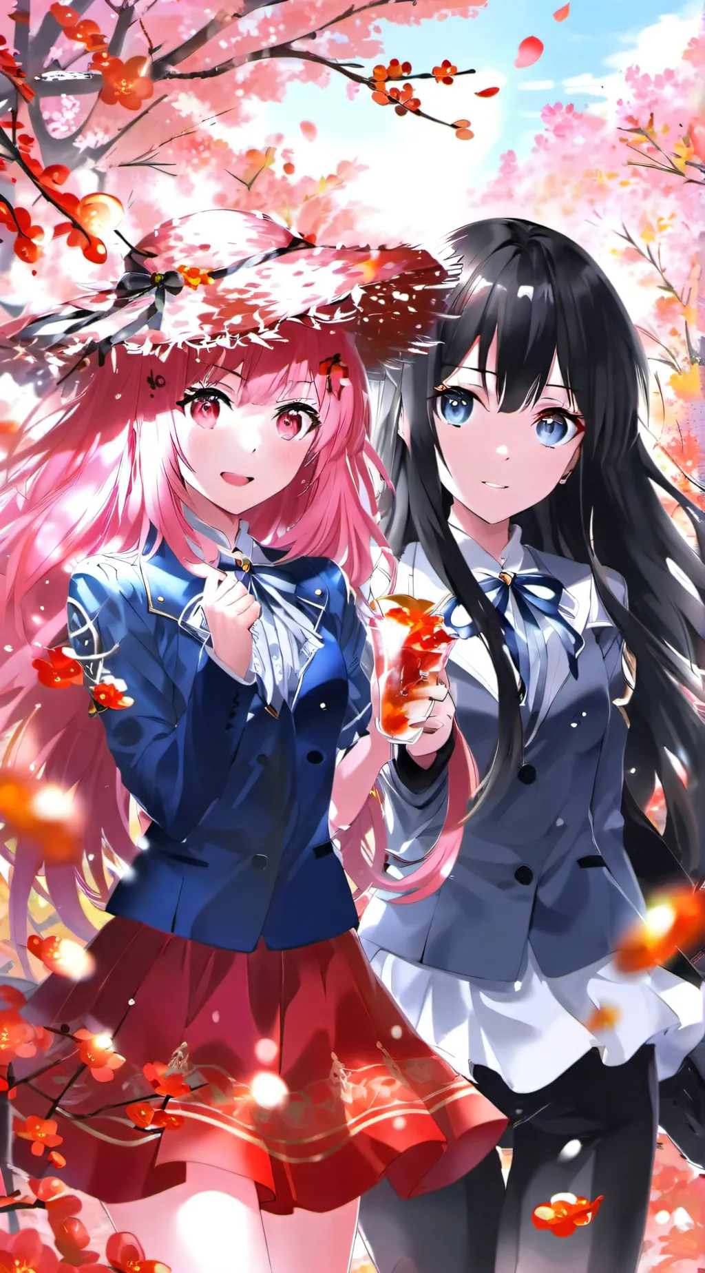 ai character: Shino & Misty background