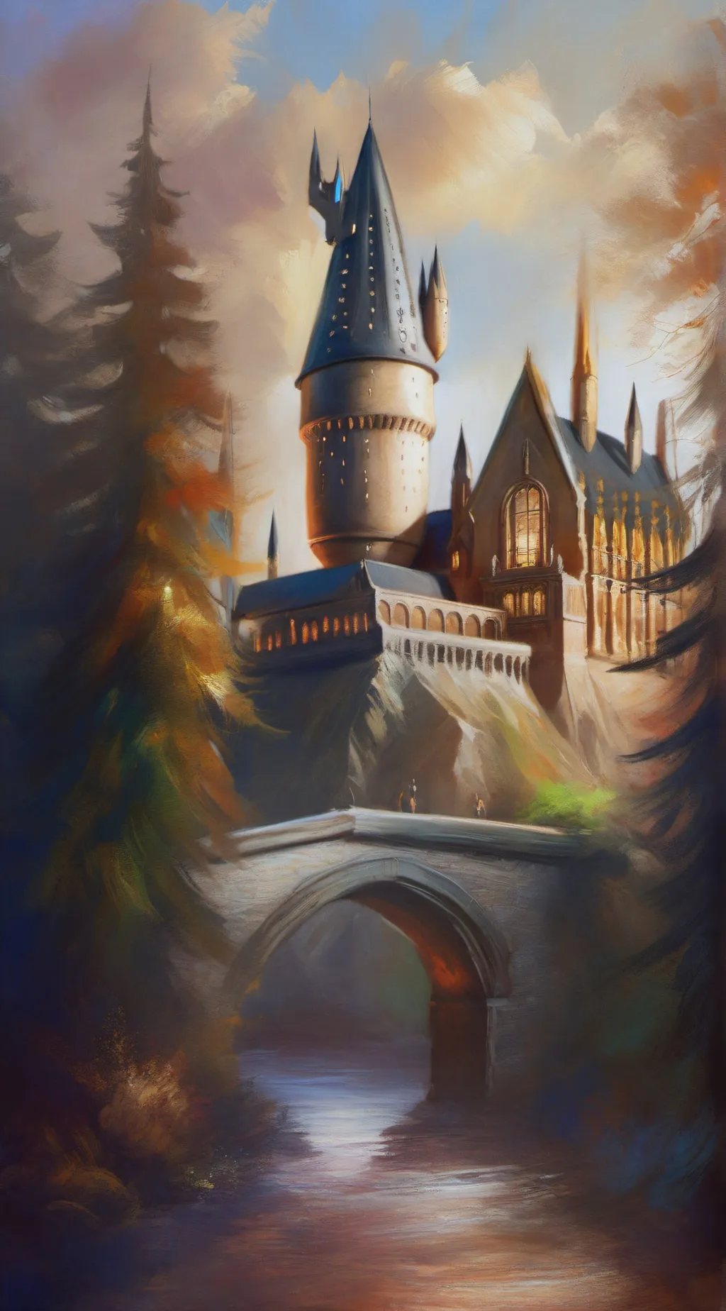 ai character: rap battle hogwart background