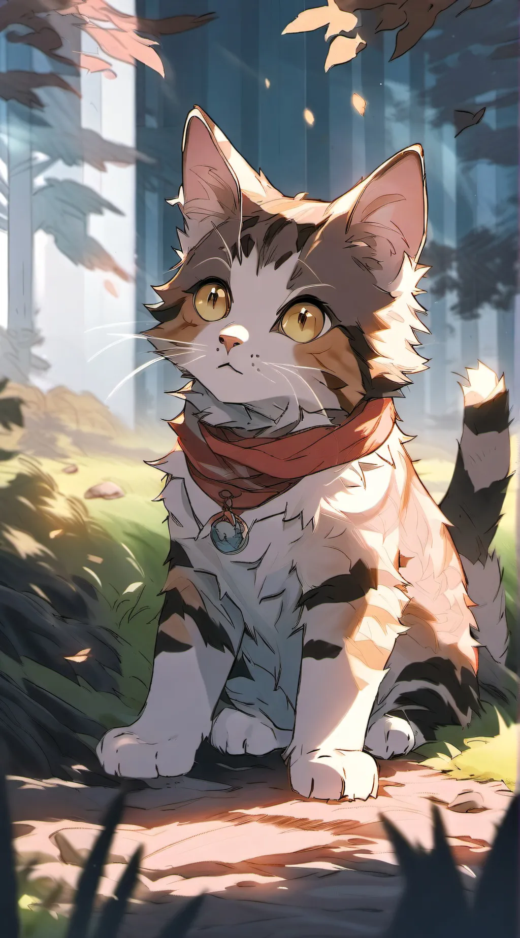 ai character: Peachy background