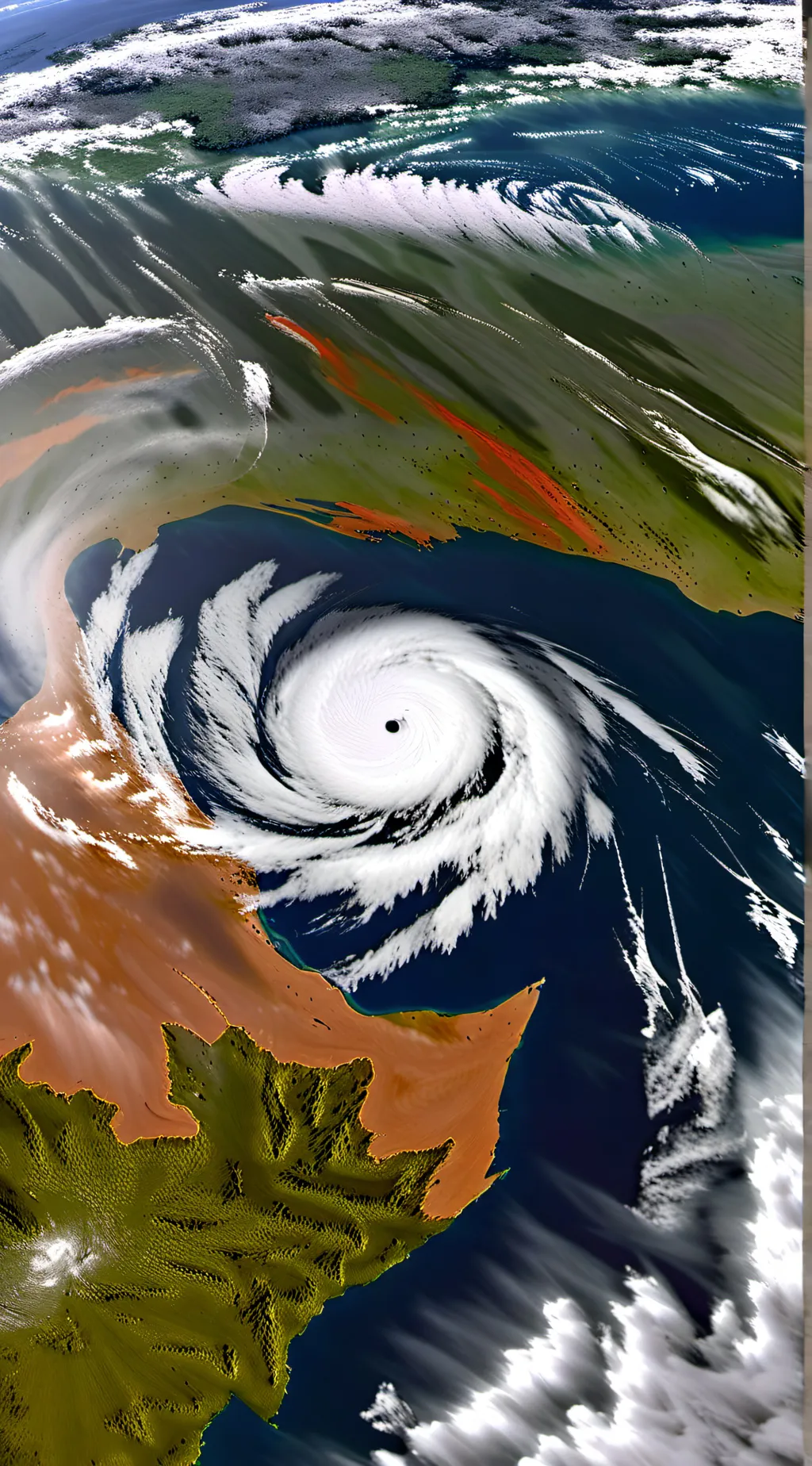 ai character: Egg Bois hurricane background