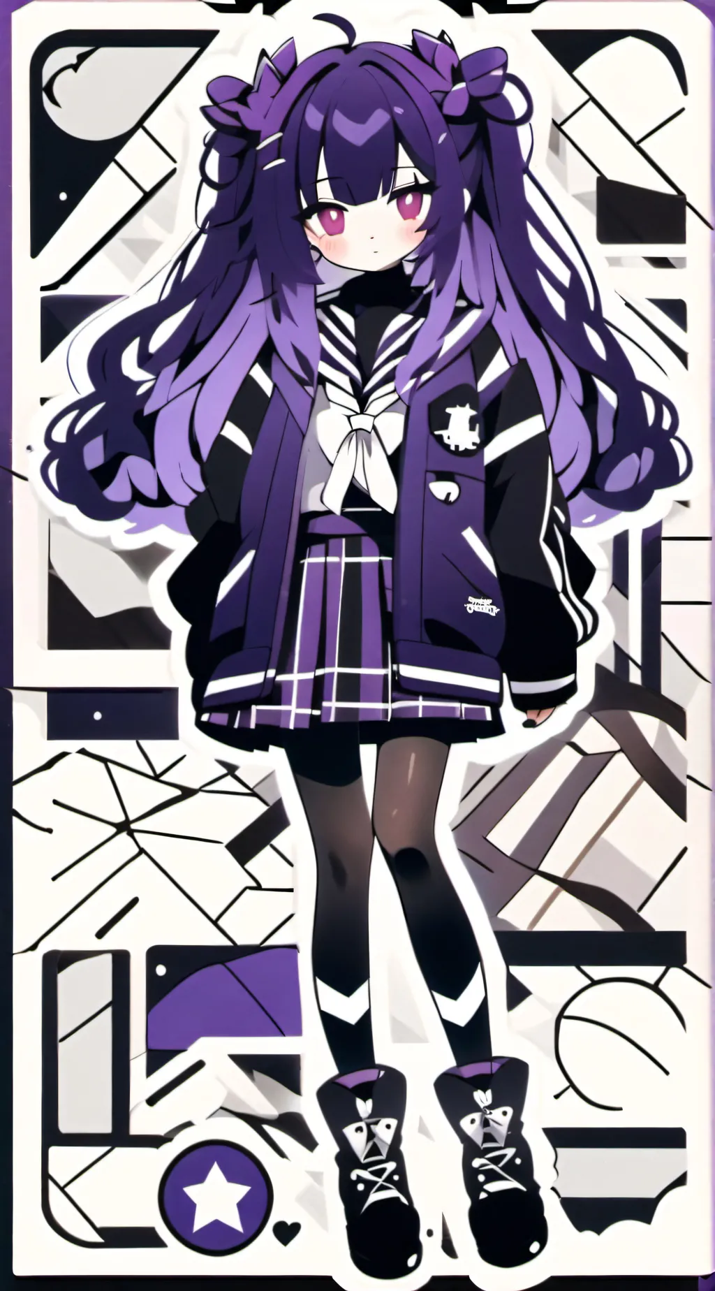 ai character: Shoko Komi background
