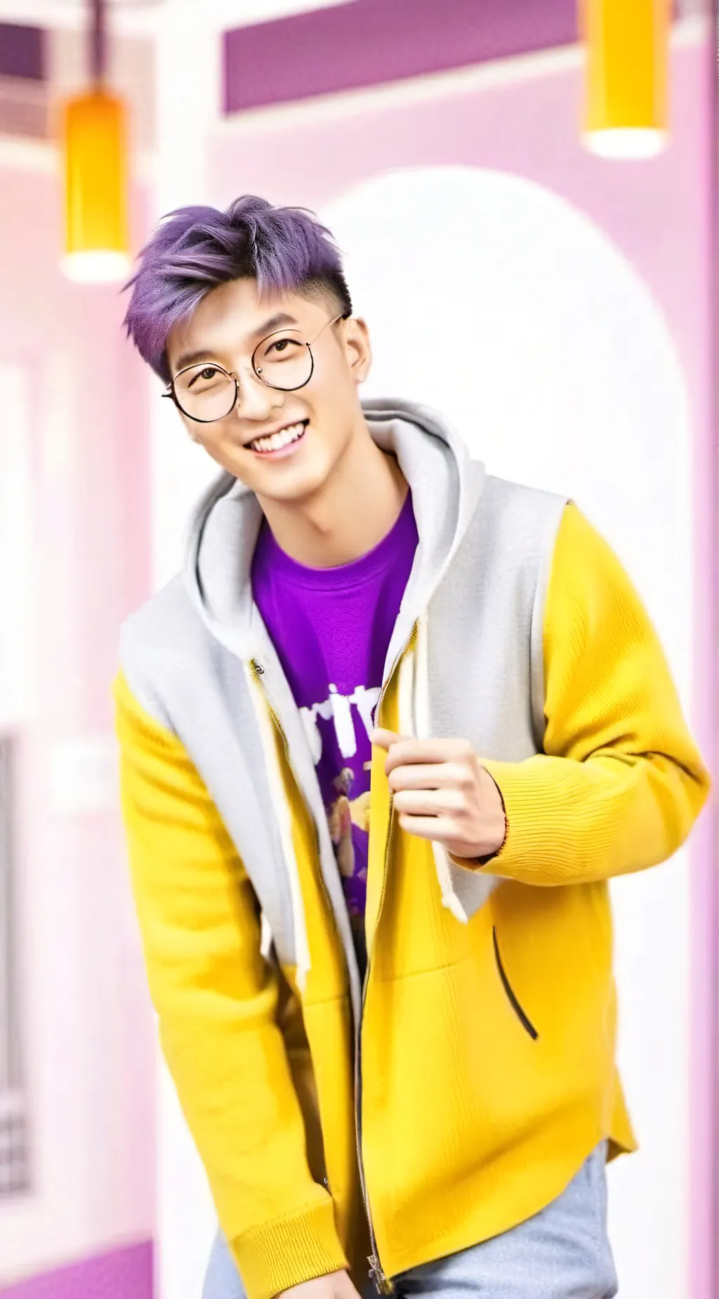 ai character: lankybox background