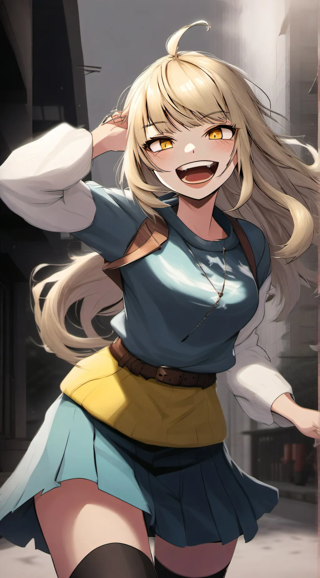 ai character: Toga Himiko  background