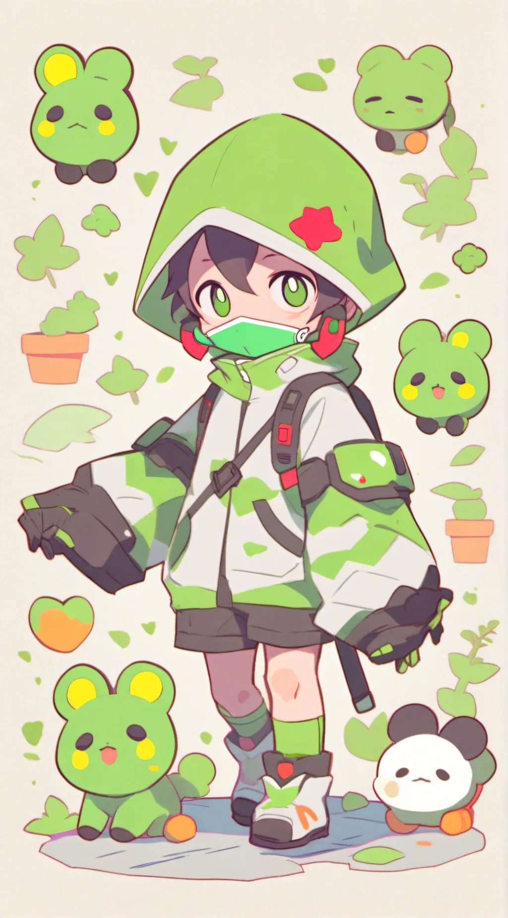 ai character: Kini  background