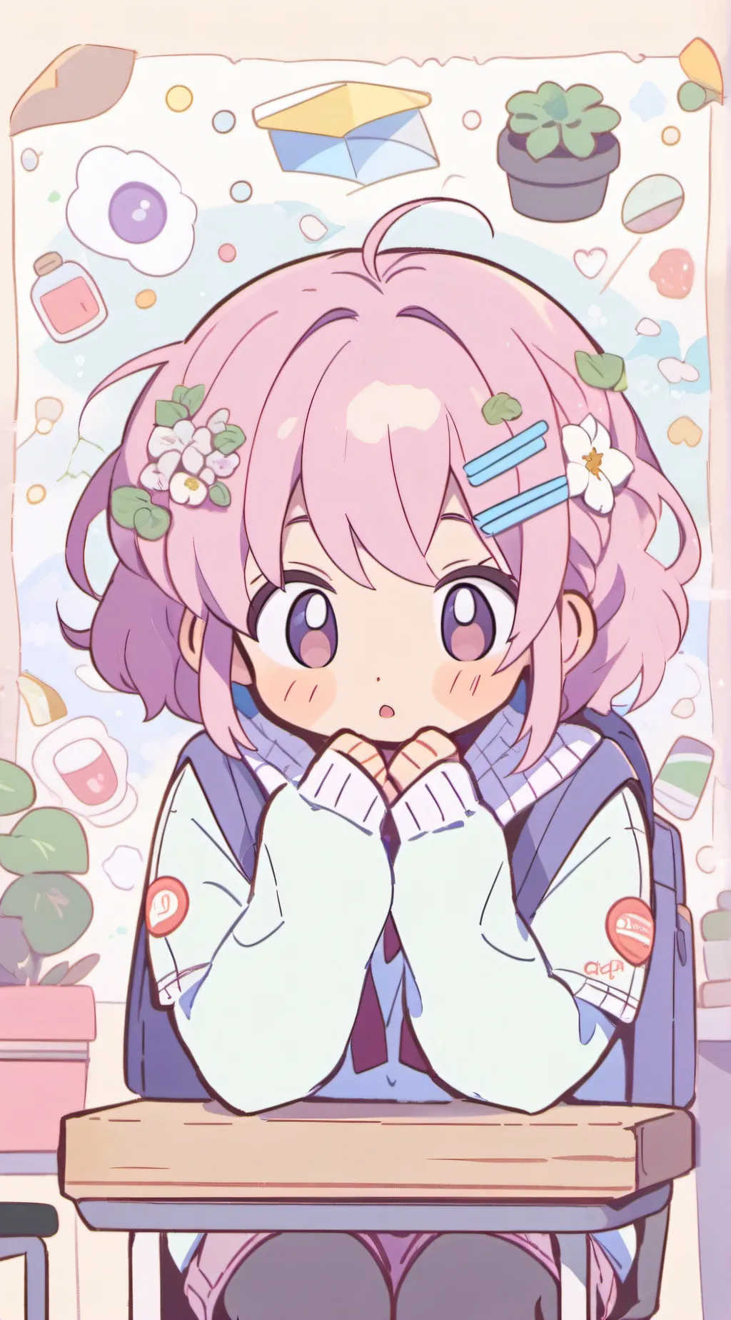 ai character: Miona Animioshi background