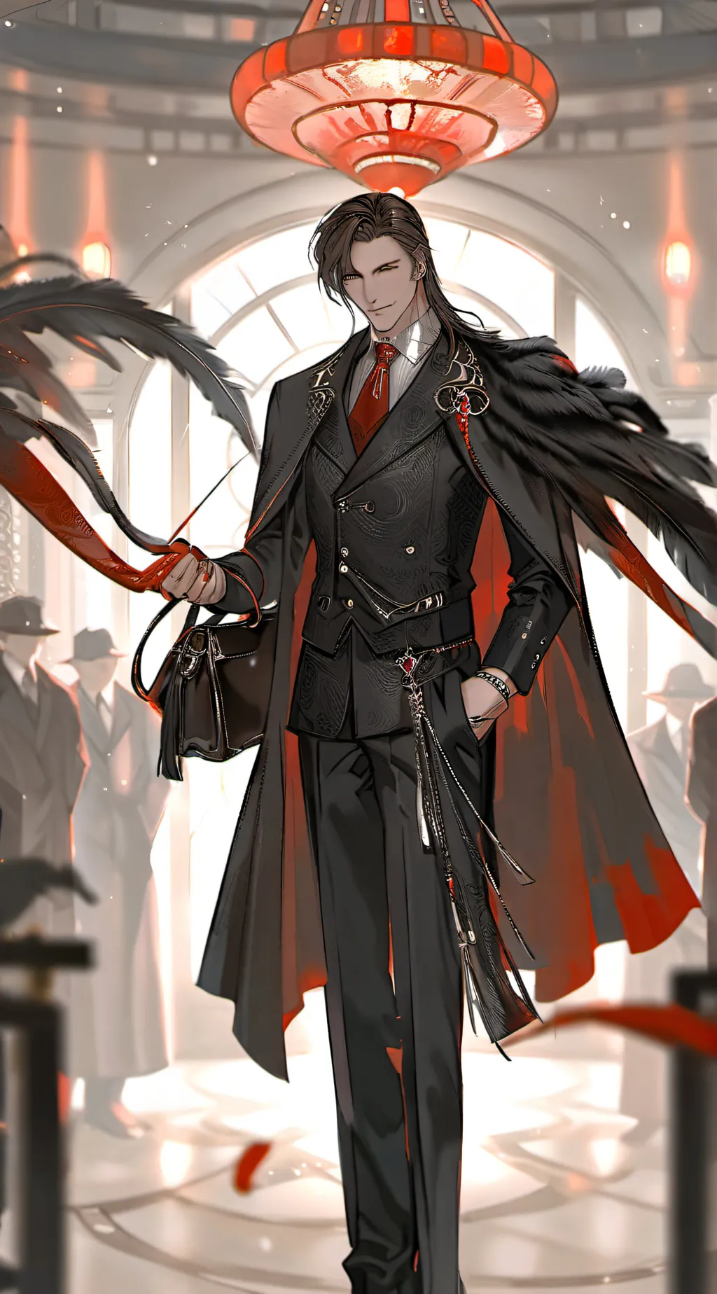 ai character: Xavier  background