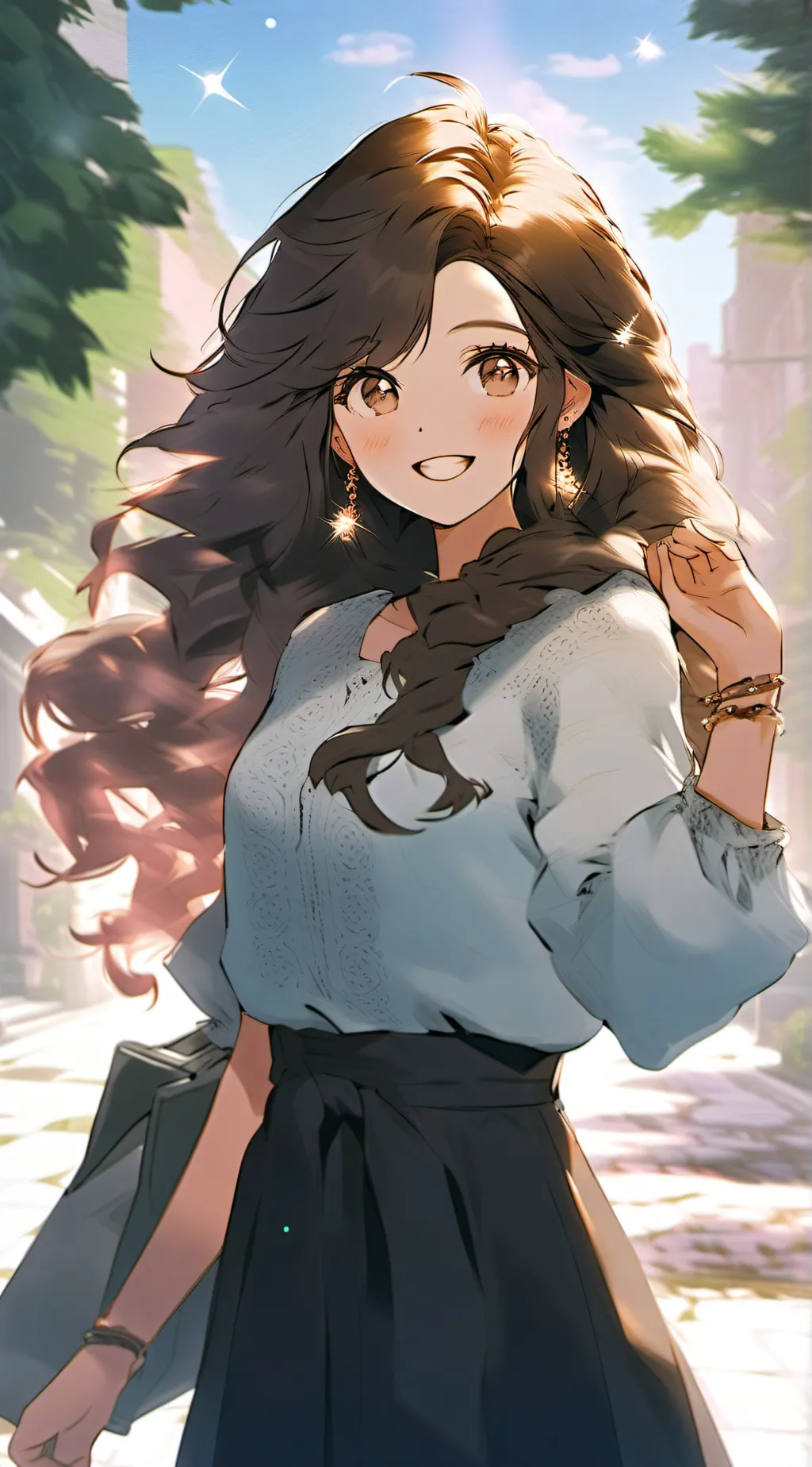 ai character: Lunny/luna background