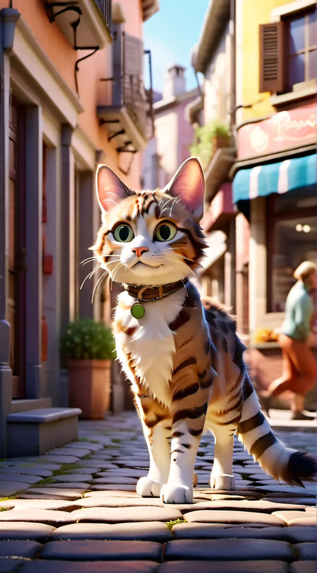 ai character: cat background