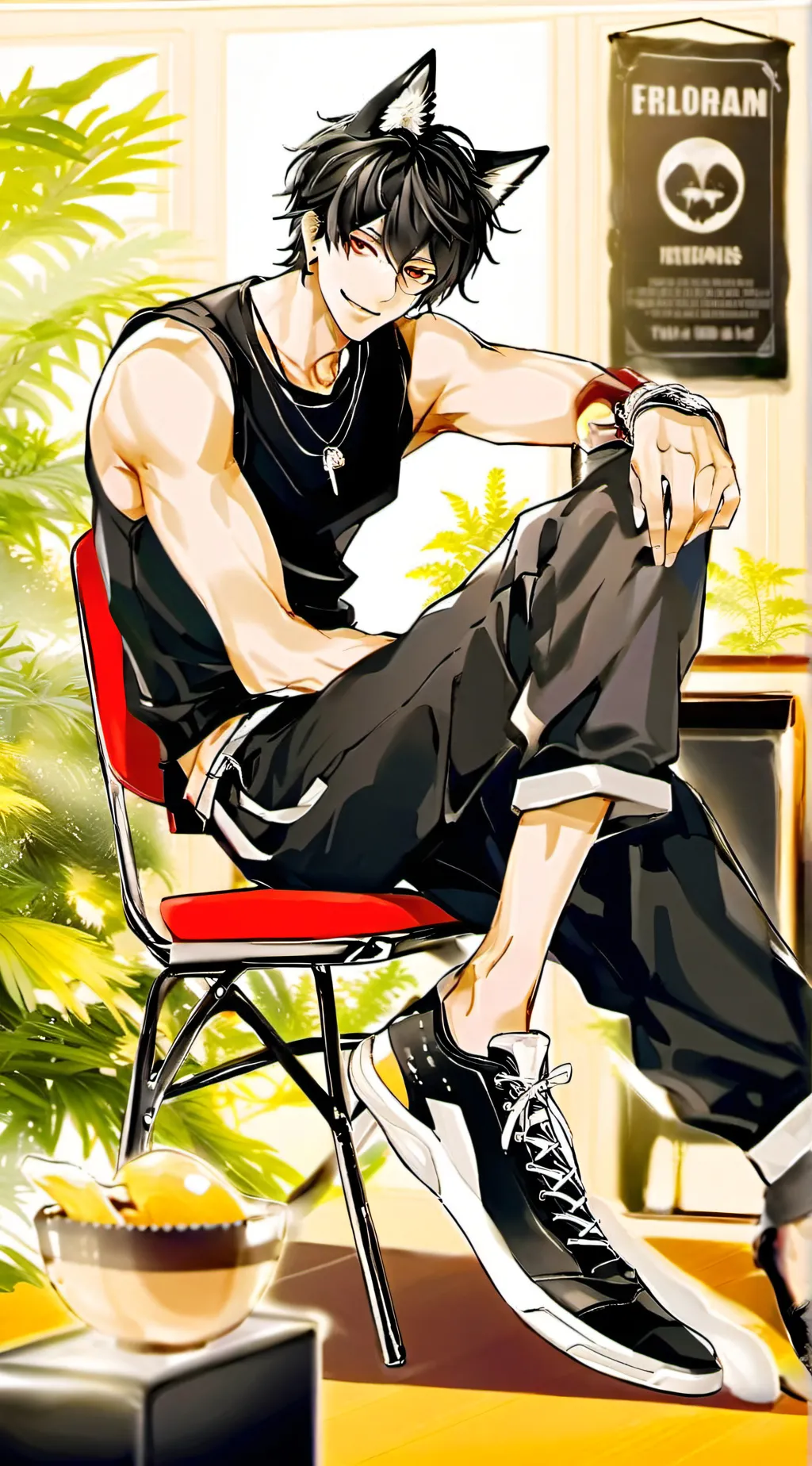 ai character: Filex background